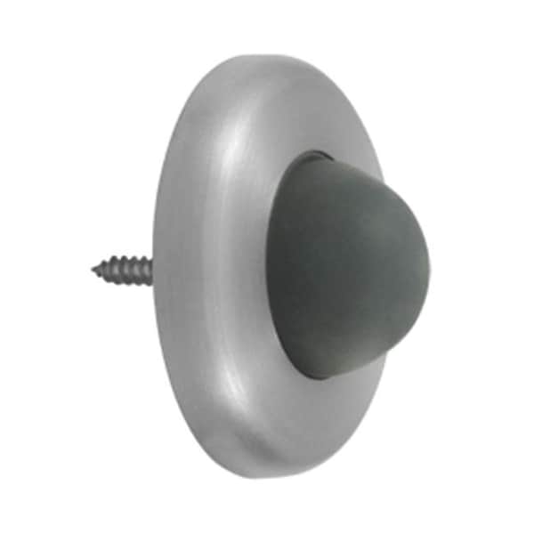 Patioplus 2.5 in. Diameter Wall Mount Convex Flush Bumper; Satin Stainless Steel PA575227 - main